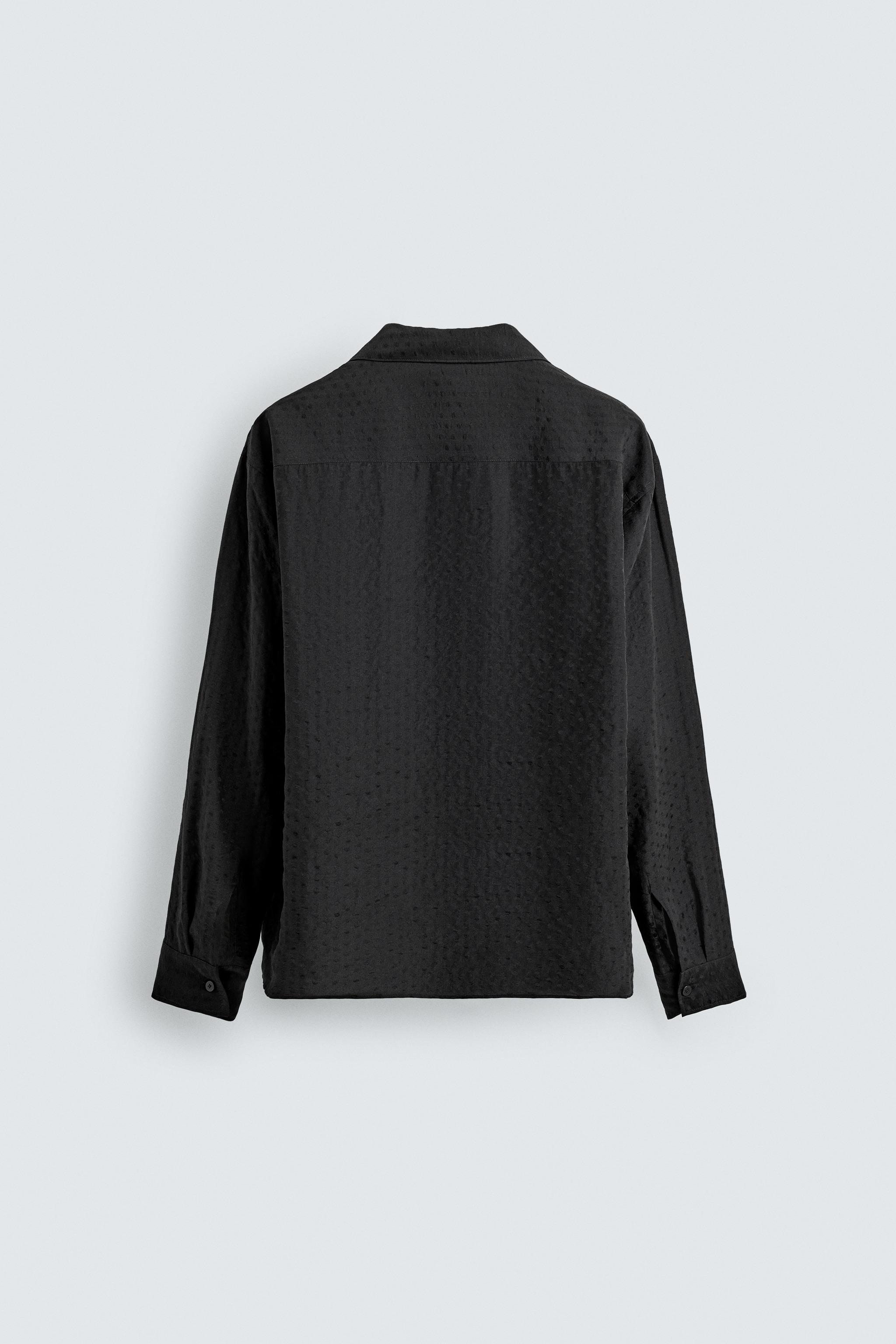 JACQUARD DOT SHIRT